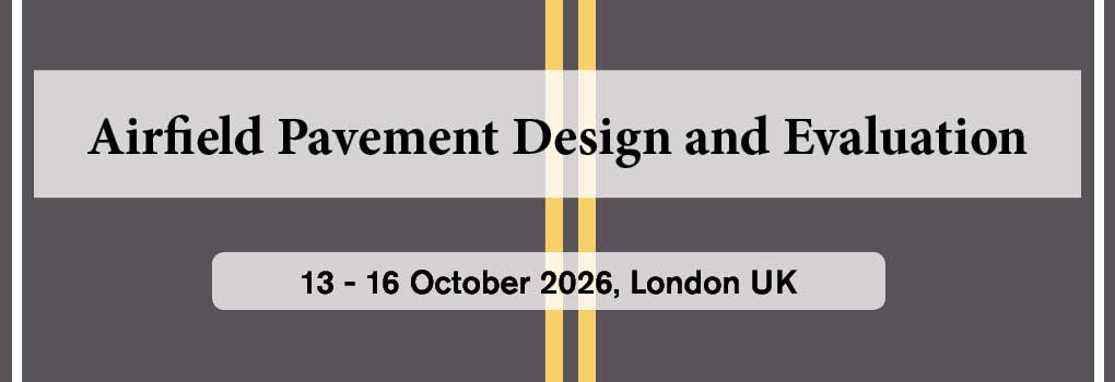 Airfield Pavement Design and Evaluation Masterclass 2026